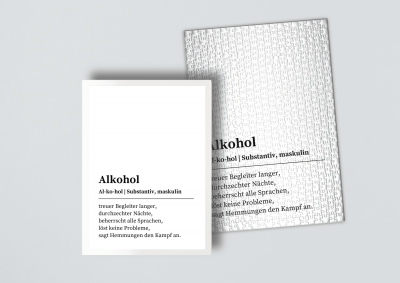 Definition - Alkohol | Puzzle 500 Teile