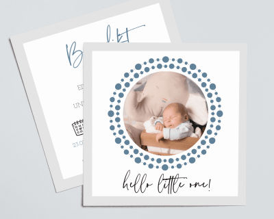 Benedikt | Geburtskarte Junge