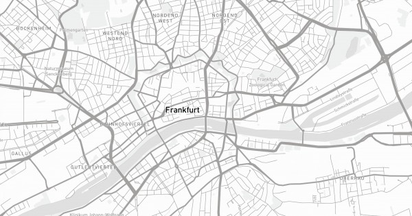 Frankfurt - Poster & Wandbilder aus Stadtpläne & Karten 21 x 30cm