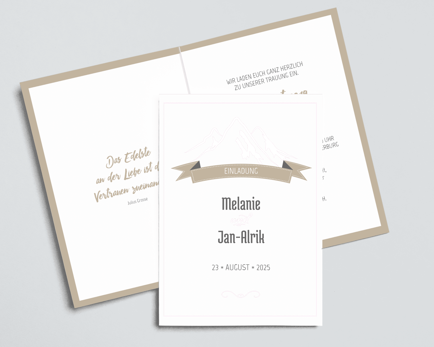 Bergwelt Einladung
